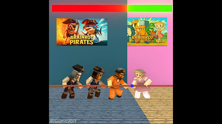Which team will win?! Team Brainrot Pirates vs. Brainrot Anime 🤔