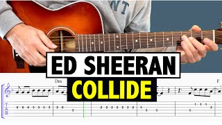 Ed Sheeran - Collide - Guitar Tutorial (MELODY)