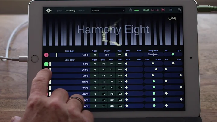 Harmony Eight - Pitch shifting delay for iPad and iPhone