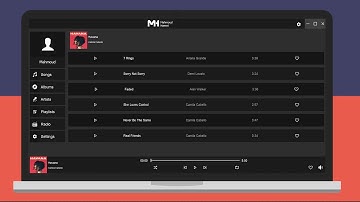 Java swing GUI: Music player design