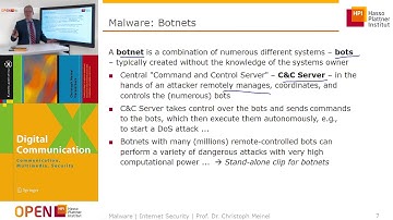 3.1 Malware from the Internet Viruses, Trojans, Botnets