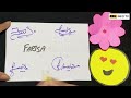 Farisa name signature  handwritten signature style for farisa name