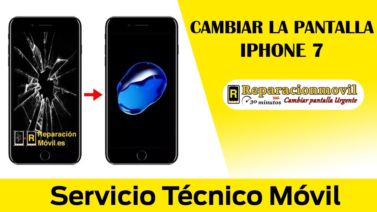 Cambiar pantalla iPhone 7. Reparar iPhone 7. Tutorial completo