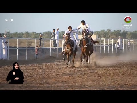 مشاركة واسعة في عرضة الخيل والهجن بولاية المضيبي