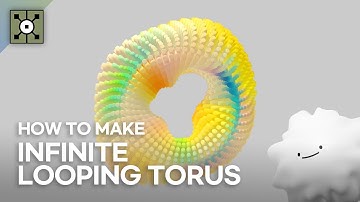Infinite Looping Torus in Touchdesigner (터치디자이너 튜토리얼 자막)