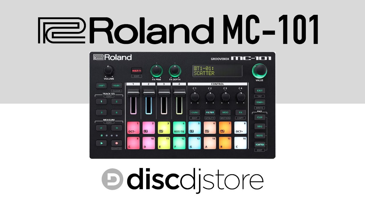 Roland　MC-101　DJ　The　Disc　Store