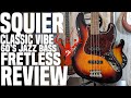 Squier Classic Vibe 60's Jazz Bass FRETLESS - Jaco of all trades? - LowEndLobster Review