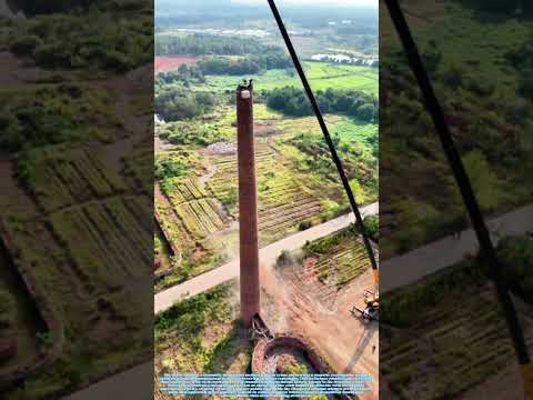 Swinging Demolition How A Pendulum Topples Industrial Giants