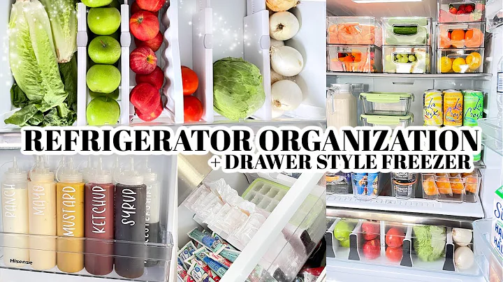 ORGANIZE WITH ME | REFRIGERATOR ORGANIZATION FREEZ...