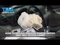 How to Replace Ignition Starter Switch 2007-2011 Toyota Camry