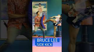 Bruce lee Side Kick Tutorial.. #brucelee #kick #sidekick #mma