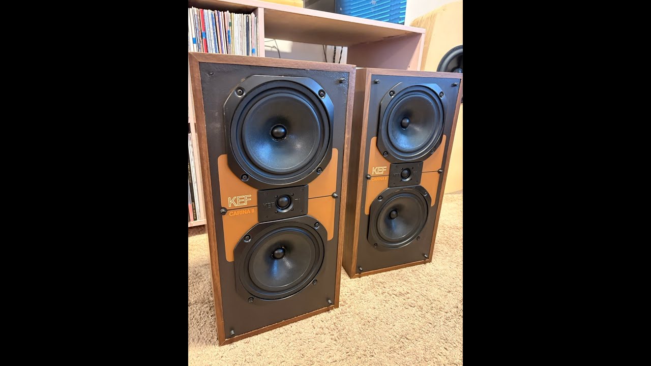 Testing my KEF Carina II Vintage Speakers With My High End DIY ANK Kit Components