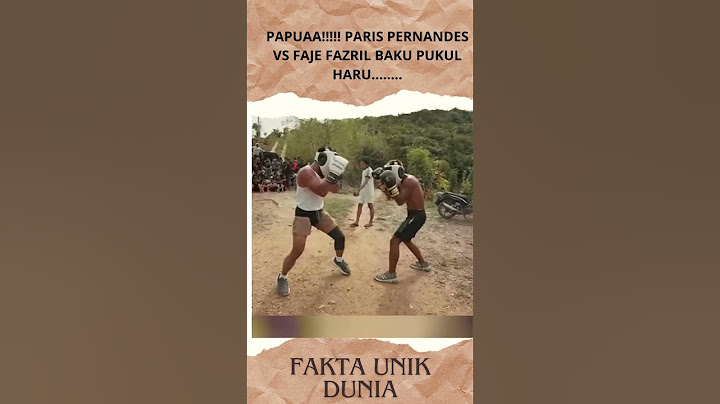 TKO!!! PARIS VS FAJE BAKU PUKUL HARU...#shorts #shortvideo #papua #parispernandes #youtubeshorts