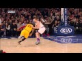 Lebron dunks over lou amundson  kristaps porzingis