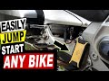 How to Jump Start a dead motorcycle battery, the easy way | Moto Booster