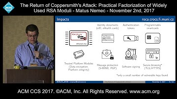 ACM CCS 2017 - The Return of Coppersmith