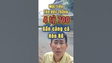 Nhà đẹp mặt tiền Tôn Đức Thắng SIÊU RẺ tại cảng cá Hòn Rớ Nha Trang