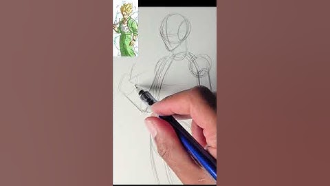 How to Draw Powerful Dynamic Poses in 15 seconds #shorts