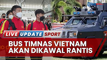 Pengawalan Maksimal Laga Timnas Indonesia Vs Vietnam di Semifinal Piala AFF 2022, Rantis Kawal Bus