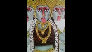 Drawing of Devi Mahakali from vighnaharta Ganesh.
