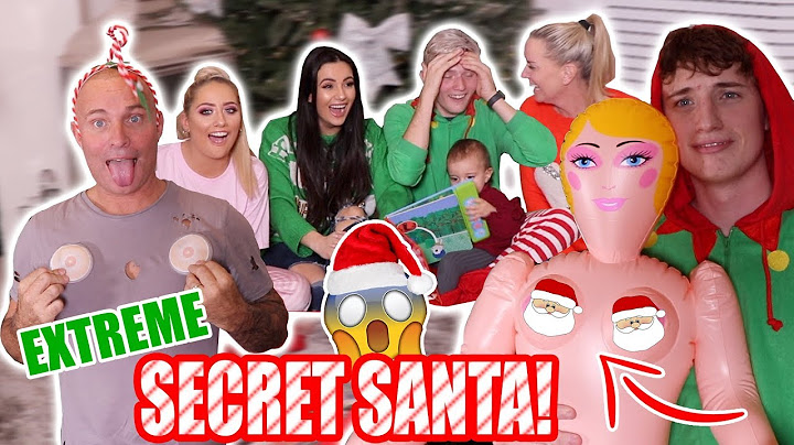 SECRET SANTA!! FULL BARKER FAMILY PRESENT SWAP!! *HILARIOUS*
