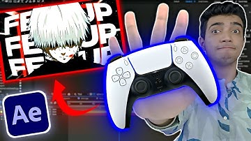 Editing on After Effects using Controller | Making an AMV/Edit on AE with Gaming Controller
