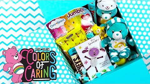 TURQUOISE Care Bears Care Package for the SPRING - ft. WISH Bear