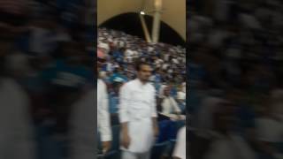 تشجيع جمهور الهلال وقت الإحماء #ليلة_التتويج 2017