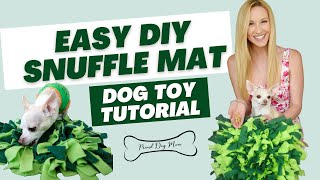 DIY Snuffle Mat Dog Toy | Proud Dog Mom