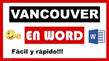 Como inserir as normas Vancouver no Word 2016?