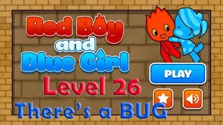 Redboy and Bluegirl in Light Temple Maze Level 26 Bug screenshot 5