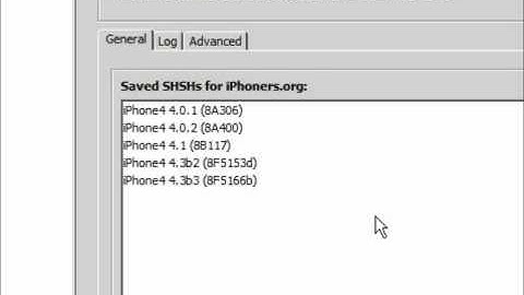 How to Save ECID SHSH Blobs with TinyUmbrella -iPhoners.org