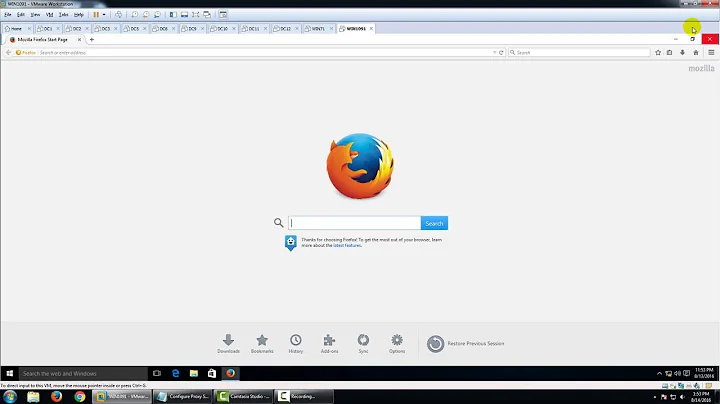 Configure Proxy Settings in Firefox