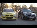 Lancer Evo 8 VS Subaru WRX STI. Принципиальная непримиримость.