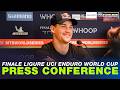 Press conference  finale ligure uci enduro world cup