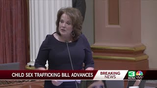 CA bill making it a felony to buy child for sex passes state Senate