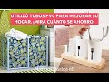 ELLA UTILIZÓ TUBOS PVC PARA MEJORAR SU HOGAR  ¡NI TE IMAGINAS CUÁNTO SE AHORRÓ!