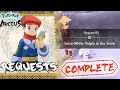 Pokemon legends arceus request 83 walkthrough snow white vulpix in the snow how to unlock  guide