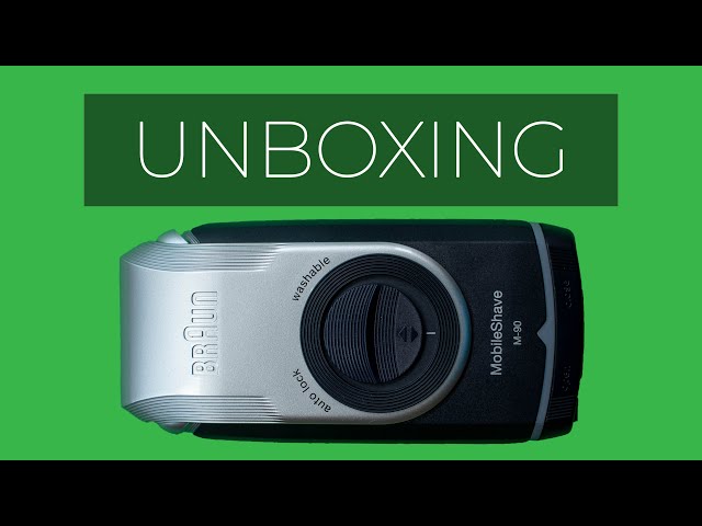 Minute Electric Portable Unboxing: - 1 Braun Shaver M90 YouTube PocketGo MobileShave