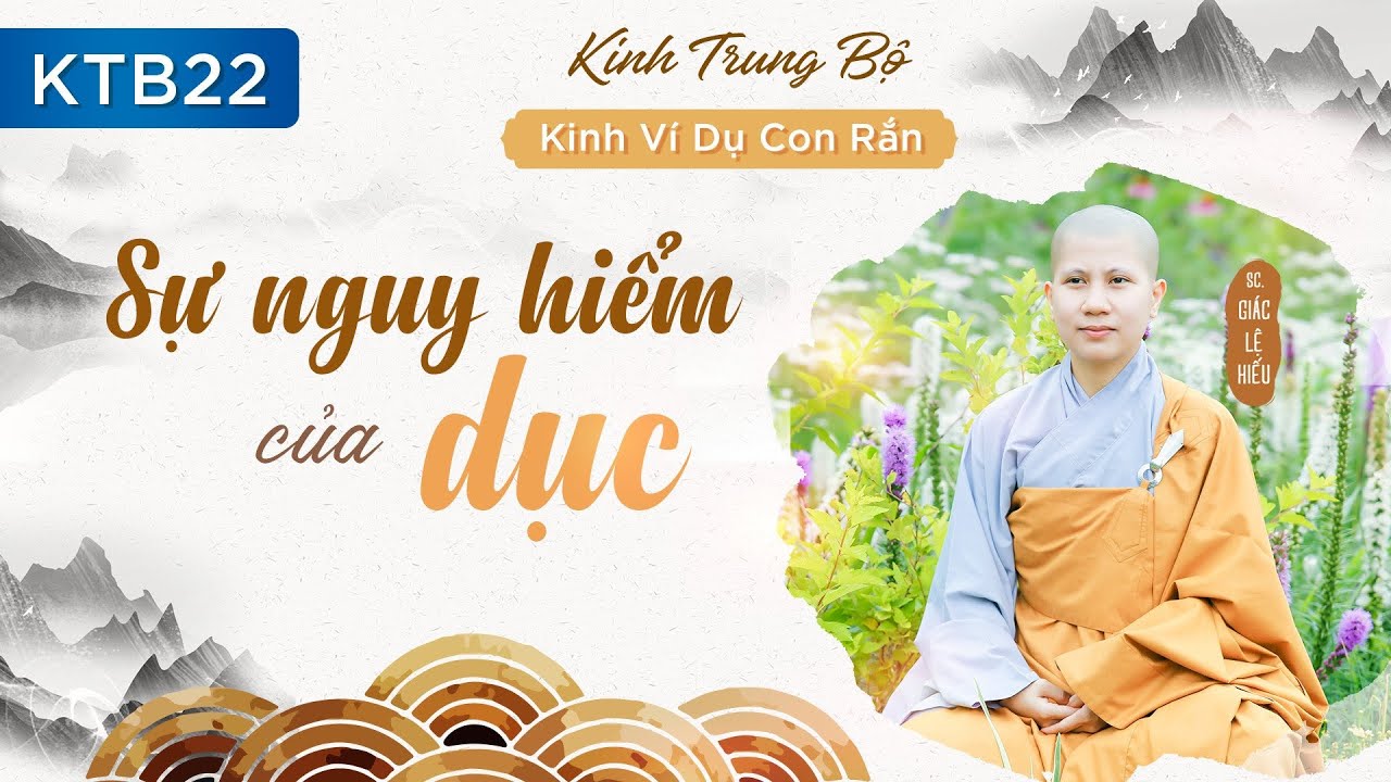Outline Video Sự nguy hiểm của dục - Kinh Trung Bộ 22 - Kinh Ví dụ con rắn - SC. Giác Lệ Hiếu