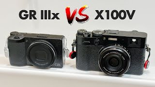 10 Key Differences between Fuji X100V and Ricoh GR III/IIIx