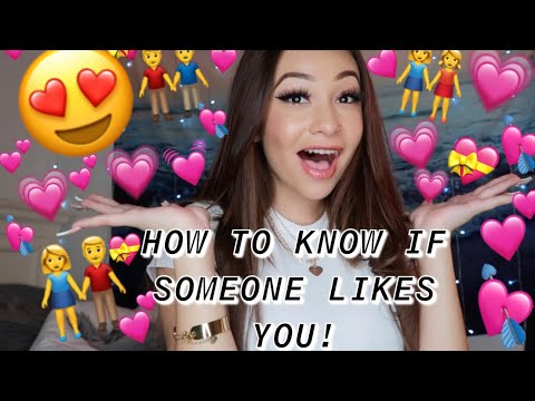 HOW TO KNOW IF SOMEONE LIKES YOU! | Josie Alesia - YouTube