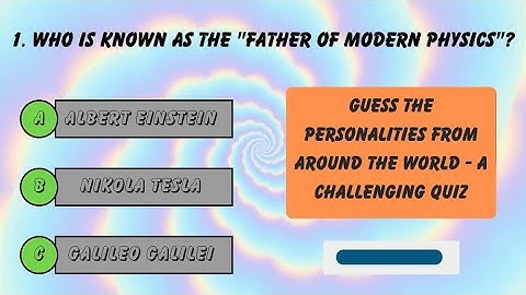 Guess the Personalities from Around the World In 5 Seconds - Challenging And Interesting Quiz