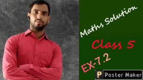 viva Start up maths Solution class 5 Ex-7.2 BY-SADDAM SIR