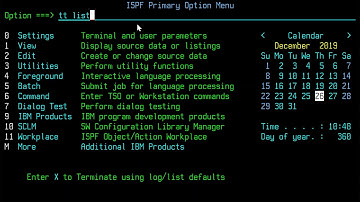 TSOTRAP - Capture TSO command results under ISPF