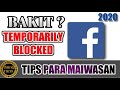 Tips Para Iwas Fb Blocked or Locked