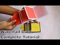 How to Make Waterfall Card | Waterfall Card for Scrapbook Handmade | DIY Cards