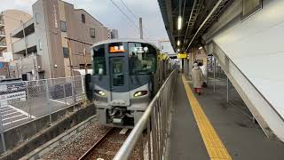 阪和線225系5100番台普通天王寺行き　日根野到着、