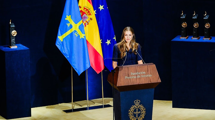 Speech by HRH the Princess of Asturias during the 2023 Princess of Asturias Awards ceremony