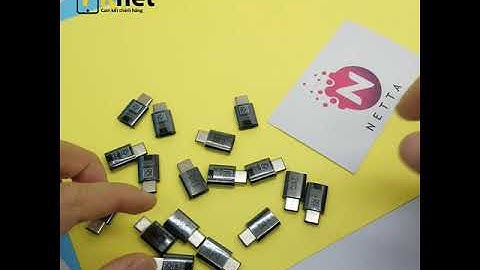 Đầu cáp chuyển đổi Micro - Type C, chính hãng Samsung.